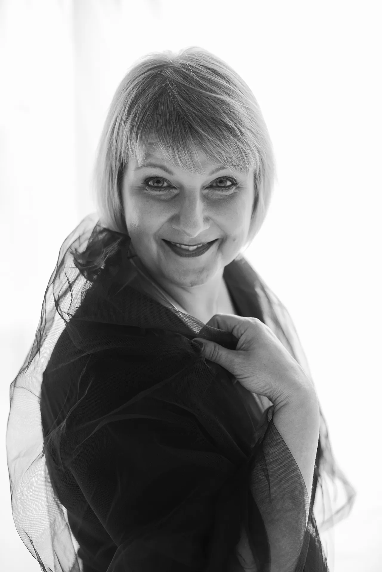 porträt-Frau-fotografie SW